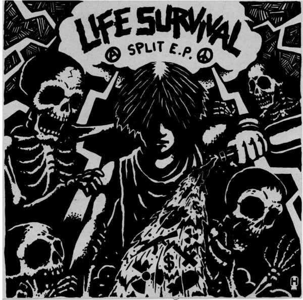 INSTINCT OF SURVIVAL / LIFE - Split - 7" (Static Age Records)
